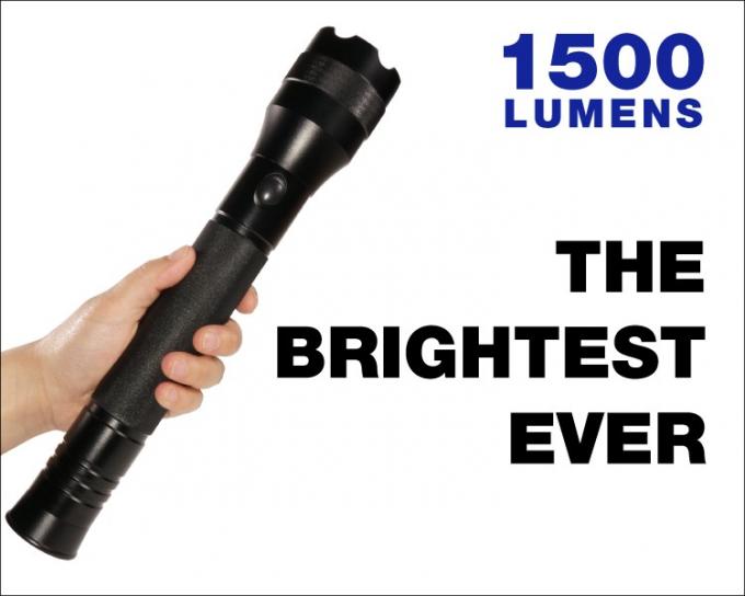 Lampe-torche IPX7 durable d'exécution lumineuse extrême 3xD D de taille de l'application glissement vigoureux populaire de batterie d'anti longue