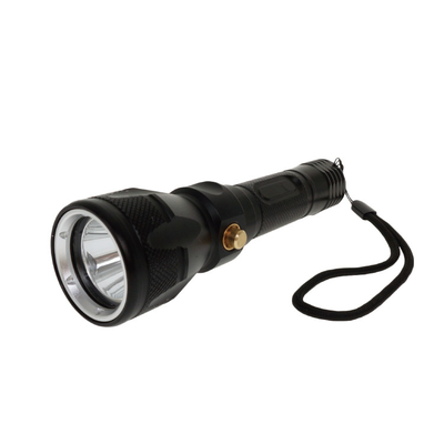 Lampe-torche de plongée tenue dans la main dure de LED 600 lumens avec le commutateur de bouton poussoir