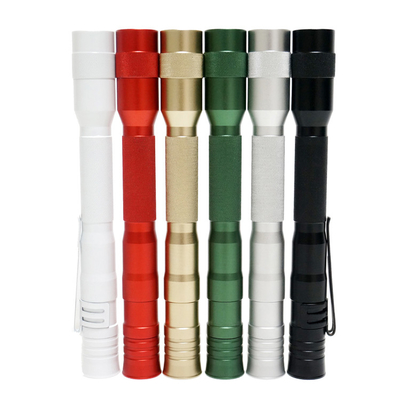 Mini lampe-torche résistante de stylo, le lumen de la lampe-torche 130 de taille de stylo le plus lumineux
