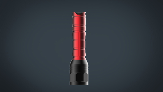 6W imperméabilisent la lampe-torche de groupe de travail de sapeur-pompier avec la batterie 18650 rechargeable