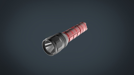6W imperméabilisent la lampe-torche de groupe de travail de sapeur-pompier avec la batterie 18650 rechargeable