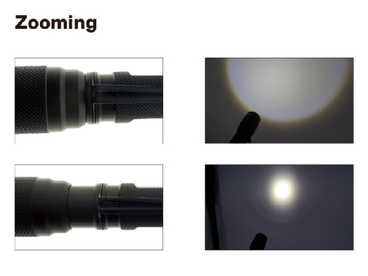 traditionnel handsize la lampe-torche de bourdonnement de lumen élevé menée par cree pratique des batteries 2*AA pour l'EDC