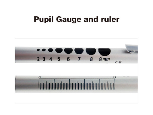 la lumière chaude de commutateur de queue de batteries du stylo 2*AAA de docteur diagnostiquent la lampe-torche de poche pour le docteur