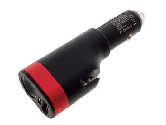 Remplissage rechargeable de prise de voiture de la lampe-torche 1W du secours LED de commutateur de pouce