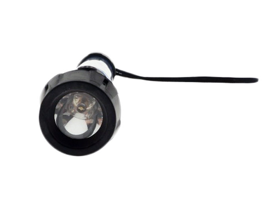 Lampe-torche actionnée solaire de 100 lumens, torche de lampe-torche menée par plastique d'ABS