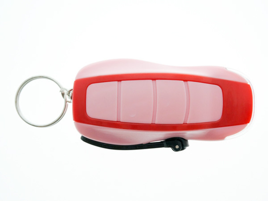 Matière plastique de mini de taille de Keychain lampe-torche de la dynamo LED 80 * 44 * 25mm