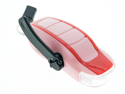 Matière plastique de mini de taille de Keychain lampe-torche de la dynamo LED 80 * 44 * 25mm