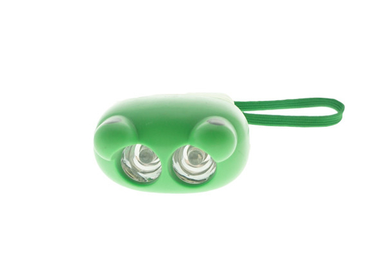 Torche de remplissage de la dynamo LED de jouet de forme de grenouille d'individu promotionnel de lampe-torche