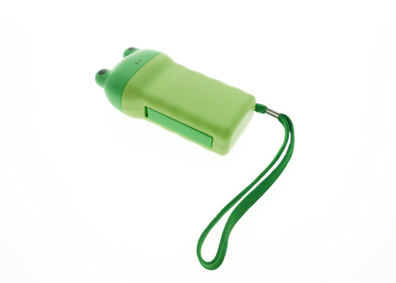 Torche de remplissage de la dynamo LED de jouet de forme de grenouille d'individu promotionnel de lampe-torche