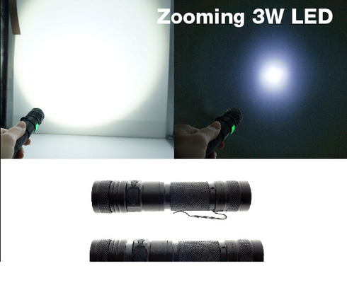 Lueur rechargeable portative de contrat de lampe-torche d'EDC LED avec le remplissage micro d'USB