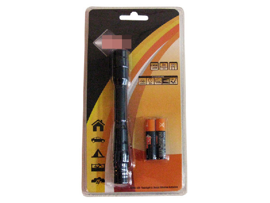 Le lumen du ménage 130 a mené luminosité de taille de main de lampe-torche l'intense avec l'agrafe de stylo
