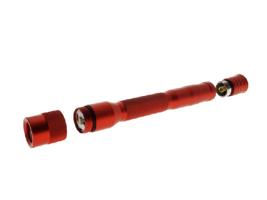 Matériel 2 d'alliage d'aluminium de lampe-torche de stylo du Cree LED de super pouvoir * batteries de D.C.A.