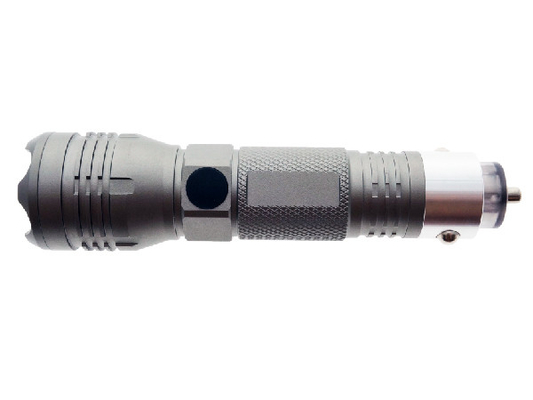 12V - voiture 24V chargeant le matériel rechargeable d'alliage d'aluminium de lampe-torche de LED
