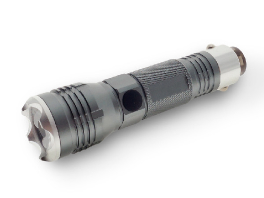 La lampe-torche menée rechargeable en aluminium, lumen du ménage 300 a mené la lampe-torche
