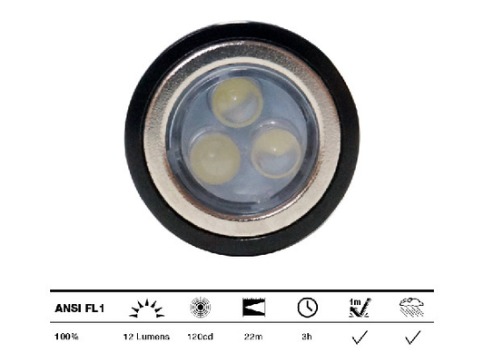 Travailleur de 12 lumens télescopant la lampe-torche menée, lampe-torche 4 de style de stylo * batteries LR44