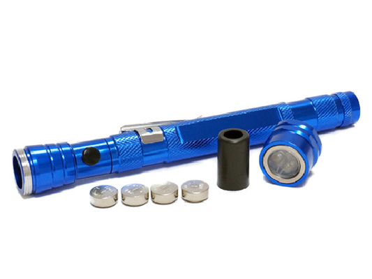 Travailleur de 12 lumens télescopant la lampe-torche menée, lampe-torche 4 de style de stylo * batteries LR44