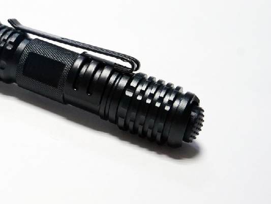 Lampe-torche imperméable de Keychain de catégorie aérienne, mini couleur de noir de torche de Keychain