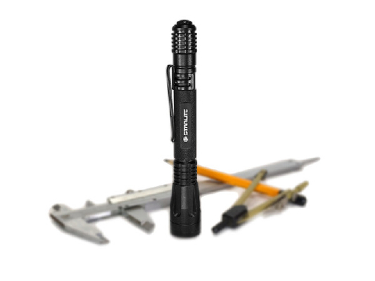 80 militaires d'ha III de lampe-torche de stylo du lumen LED évaluent la torche dur anodisée de stylo