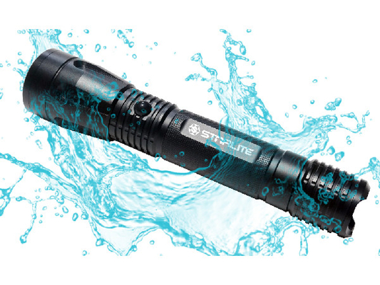 Puissance élevée campante tactique de lampe-torche du CREE LED avec 6 * pile sèche de D.C.A.