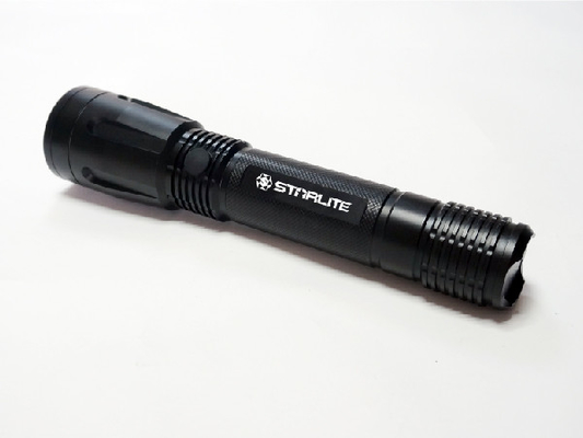 Logo adapté aux besoins du client par IPX7 tactique d'autodéfense de lampe-torche de police