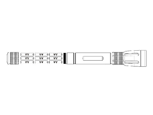 Camping fort mené chassant le matériel adapté aux besoins du client par lampe-torche d'alliage d'aluminium de logo