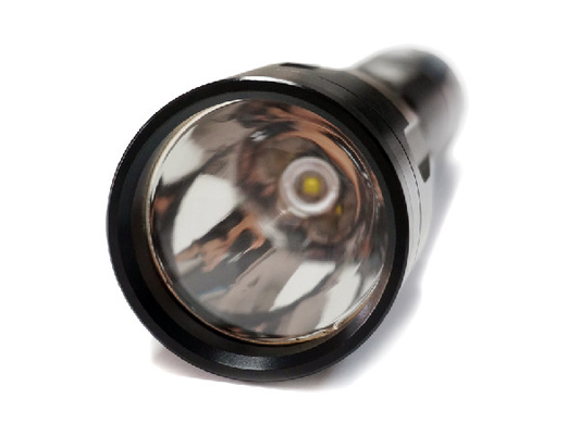 Camping fort mené chassant le matériel adapté aux besoins du client par lampe-torche d'alliage d'aluminium de logo