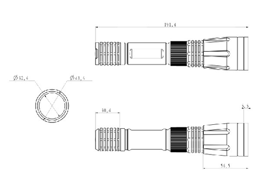 IPX7 imperméabilisent la lampe-torche menée avec la batterie rechargeable 6W de puissance de sortie