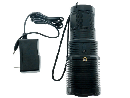 La torche menée la plus lumineuse de 4 x 18650 trépieds, lampe-torche menée tactique rechargeable