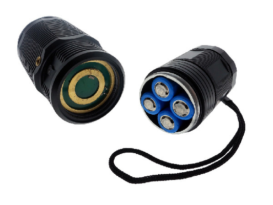 Torche menée par Ncerechargeable de résistant à l'eau, lampe-torche tactique rechargeable