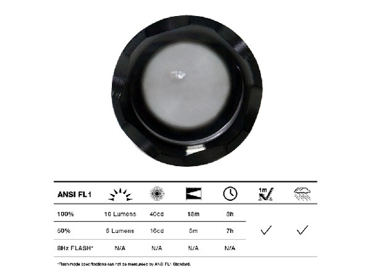 Le lumen 10 a mené le projecteur de lampe-torche, logo personnalisable de lumière de torche de projecteur
