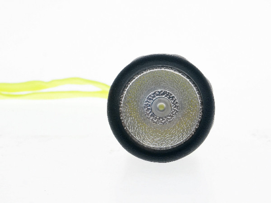 Torche en plastique de plongée d'aquanaute de plongée à l'air de lampe-torche de la couverture en caoutchouc LED