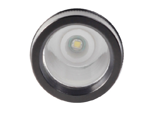 Couleur de noir de lampe-torche du Cree LED Keychain d'éclat d'EDC avec le filtre rouge