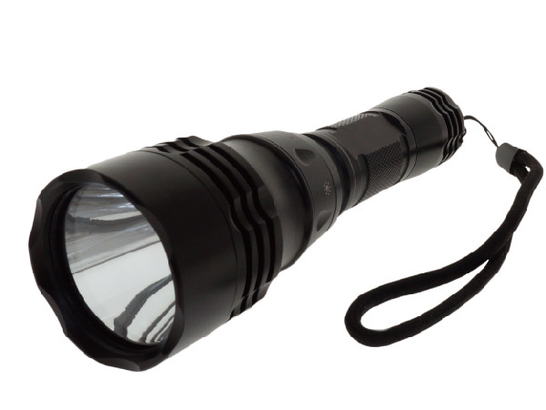 Lampe-torche de plongée de la petite taille 18650 durs LED avec le commutateur de rotation de contrôle d'aimant