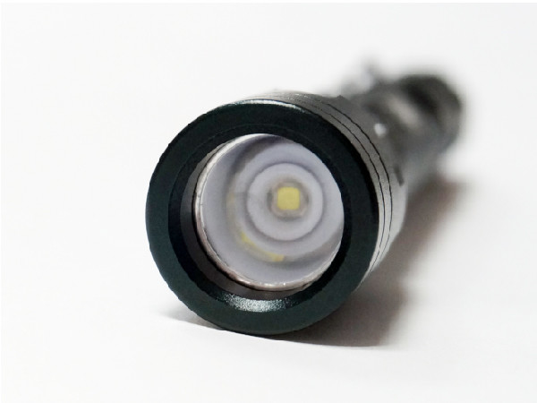 type plat matériel de lentille de lampe-torche de stylo de LED gravé par 2aaa de corps d'alliage d'aluminium
