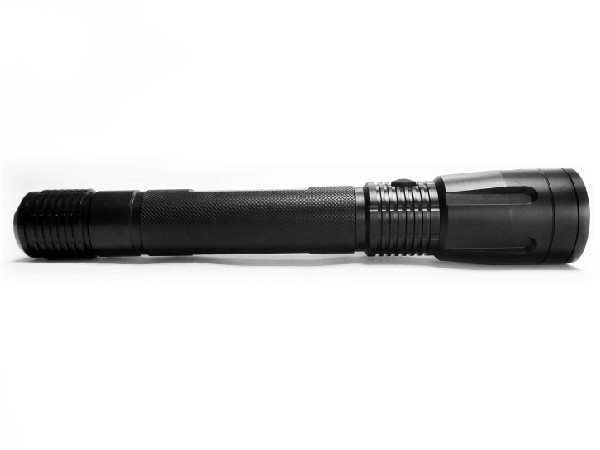 Grande lampe-torche menée ultra lumineuse de taille, lumière menée de torche de puissance de 10 watts d'hauteur