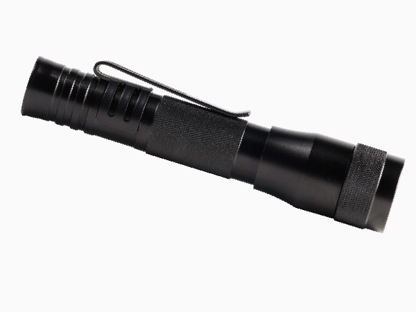 La poche imperméable a mené la lampe-torche de porte-clés, petite lampe-torche de Keychain de couleur noire